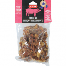 Кучешко лакомство Zolux Pork Strips 500g свински ленти